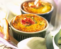 Flan van prei en spek met Sbrinz AOP