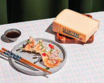 Kürbis-Gyoza mit Le Gruyère AOP